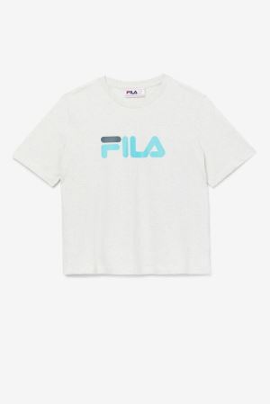 FILA Miss Eagle Tee T-Shirts Blue / Turquoise,Womens Clothing | CA.XRNOMP819